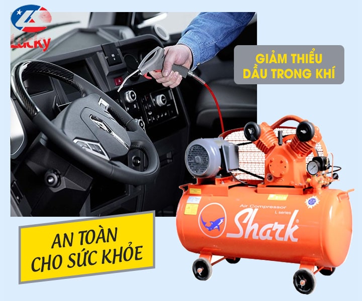 May Nen Khi Shark 3hp 4 Min